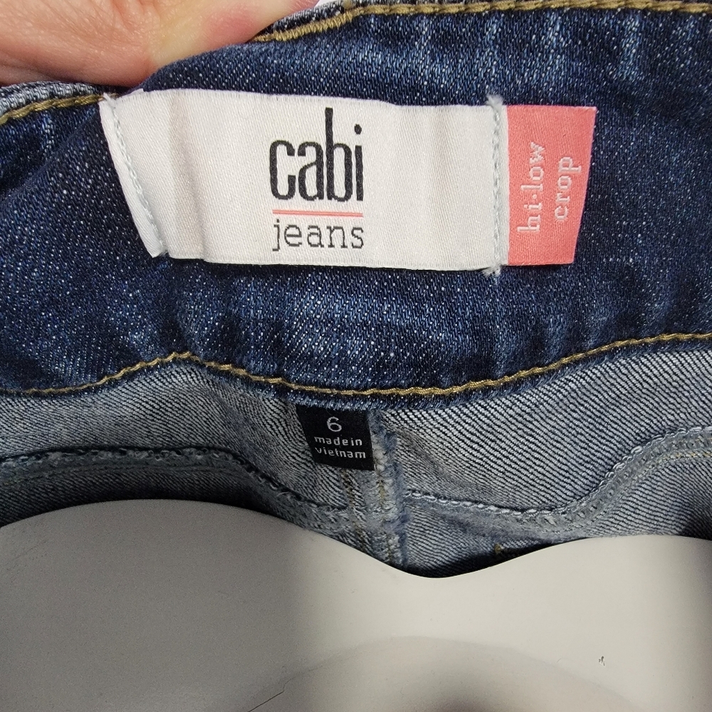 Cabi High-Low 2-Toned Jeans 6 - Picture 4 of 5